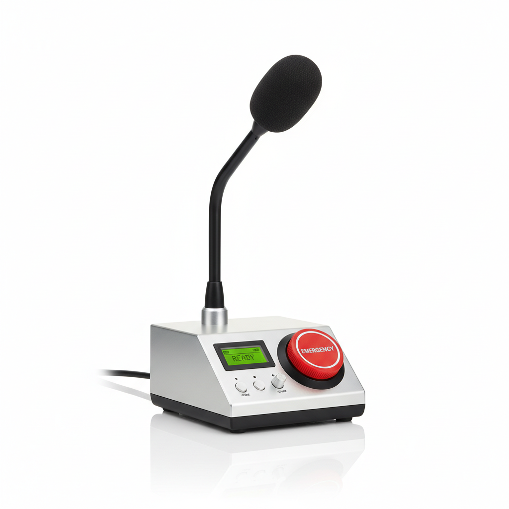 Microphones évacuation